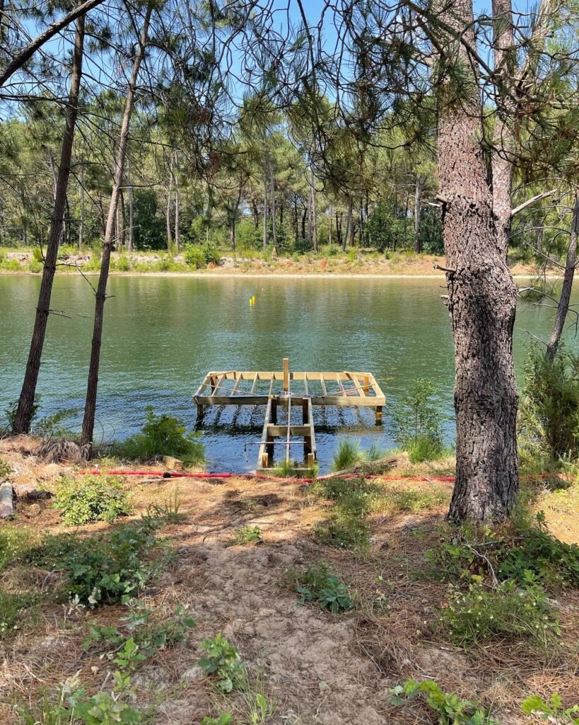Ponton lac